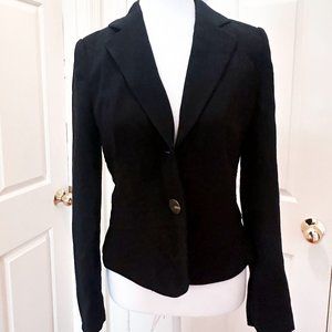 Escada Blazer / 34 XS  S / Suit Jacket / EUC / Vintage / Black Jacket / Y2k 90s